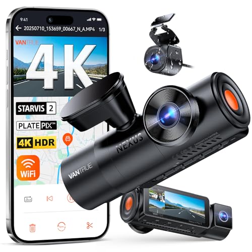 N4 Pro S 4K 3 Channel Dash Cam