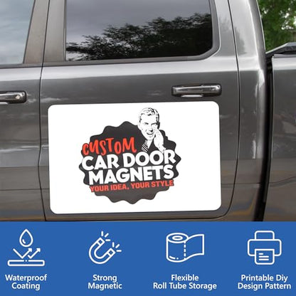 Custom Car Magnet Signs for Advertising and Promotion (2 Count)