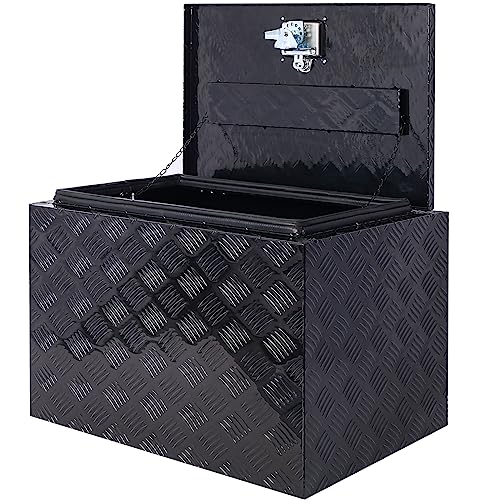 24in Aluminum Tool Box with Lock Keys for Truck Car