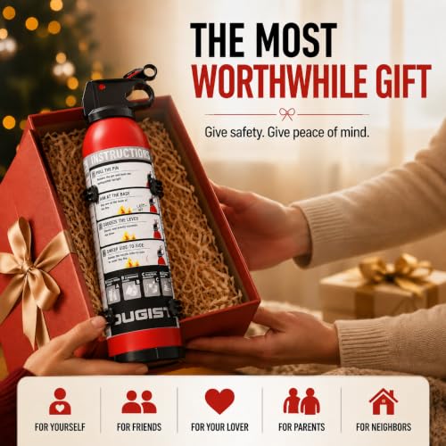 Small Fire Extinguisher for Home & Car (4 Count)