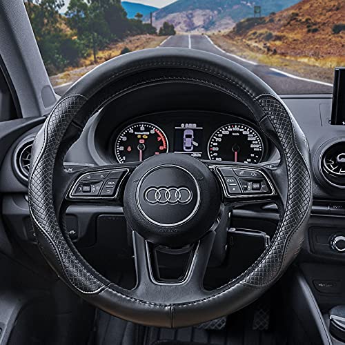 Heavy Duty Pure Cowhide Steering Wheel Cover