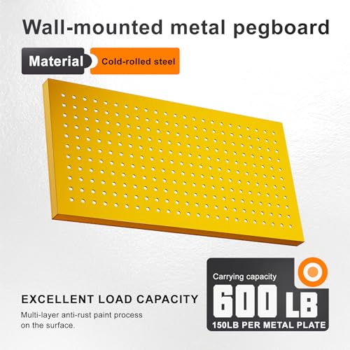 Metal Peg Board Panels (4 Count)