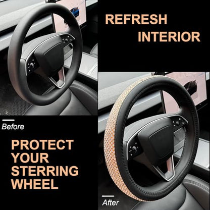 Bling Comfy Steering Wheel Cover for Tesla Model Y