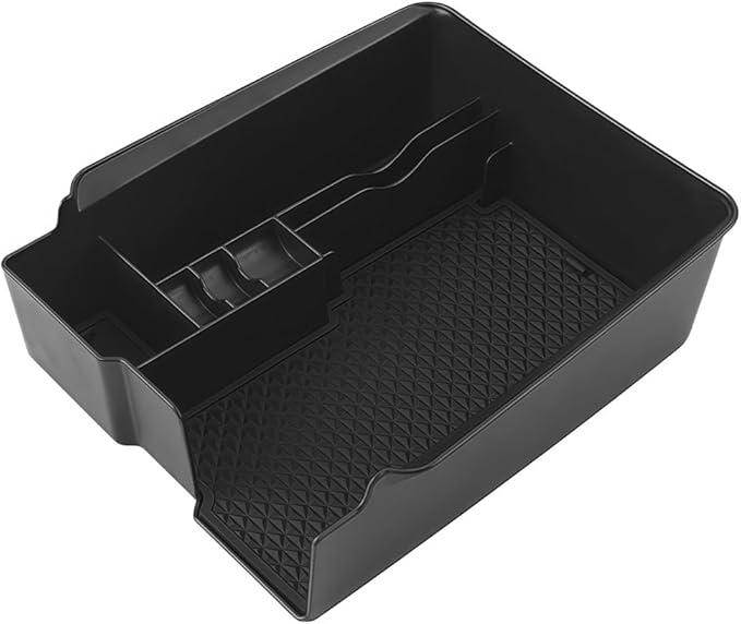GGCLIMAX Car Organizers And Storage Car Central Control Armrest Box Storage Tray Compatible with Tesla Model 3/Y 2021-2025 ABS Plastic Organizer Accessories