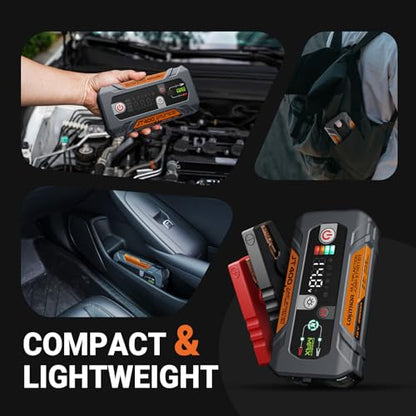 JT400 2500A Portable Jump Starter with 100