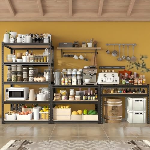 2000LBS Storage Shelves 5 Tier Garage Shelving Heavy Duty