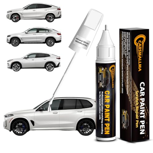 A96 Mineral White Metallic Car Touch Up Paint for BMW