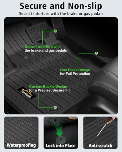 Floor Mats & Cargo Mat & Backrest Mat Custom for Forester Hybrid 2025 2026 (160 Count)
