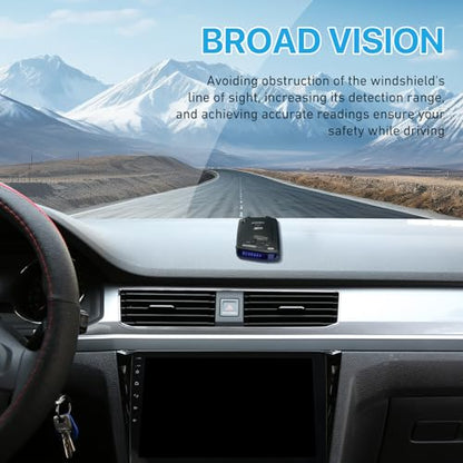 Radar Detector Mounting Bracket With Dashboard Hook And Loop Installation (2 Count)