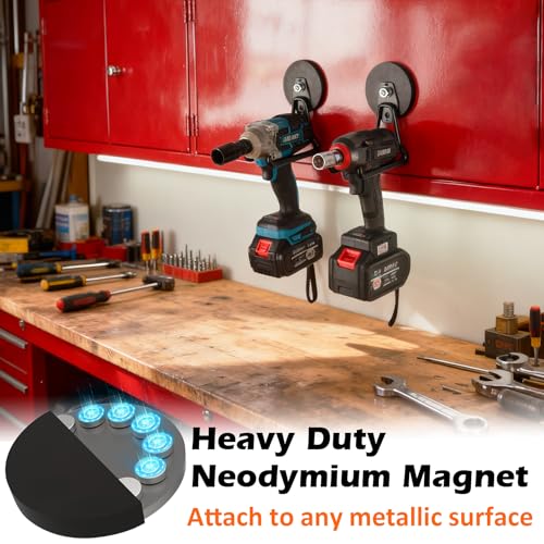 Upgraded Magnetic Hooks Heavy Duty (2 Count)