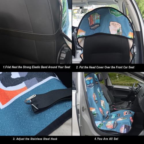 Car Seat Cover Protector Front Seats
