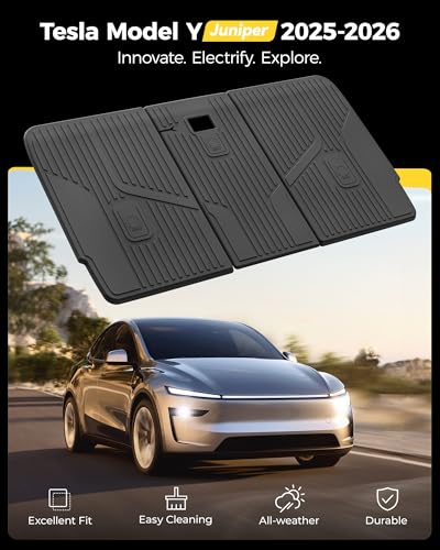 Tesla Model Y 2025 2026 Juniper Seat Back Protector Seatback Mats (3 Count)