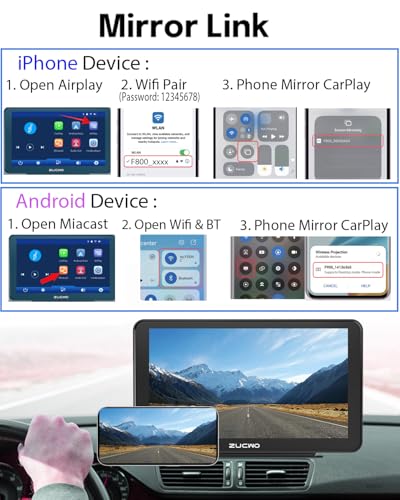 7 Inch Wireless CarPlay Screen for Car