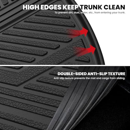 Trunk Mat with Backrest Mat for Chevrolet Chevy Traverse 2009