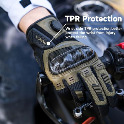 High Protection Motorcycle Gloves for Men