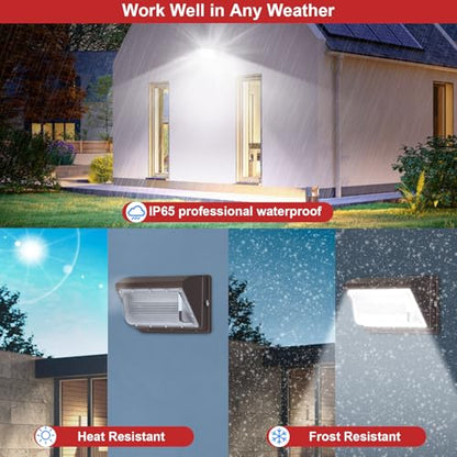 120W LED Wall Pack Light for Warehouse Garage Building