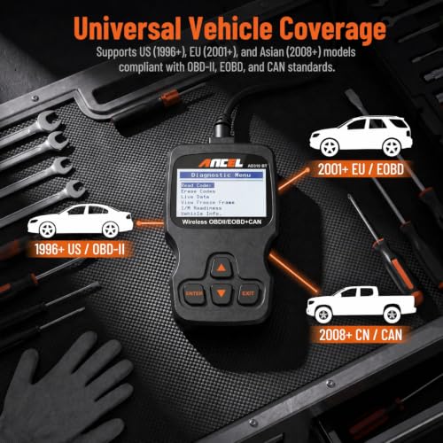 AD310 BT OBD2 Scanner with Bluetooth