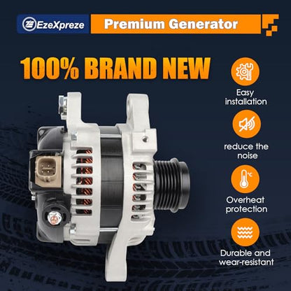 Ezexpreze Alternator 11385N Replacement for 1.8L L4 Toyota Corolla 2009