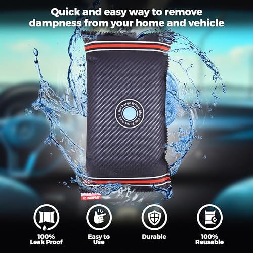 Car Dehumidifier Bag XL 2.2lb Rechargeable Moisture Absorber