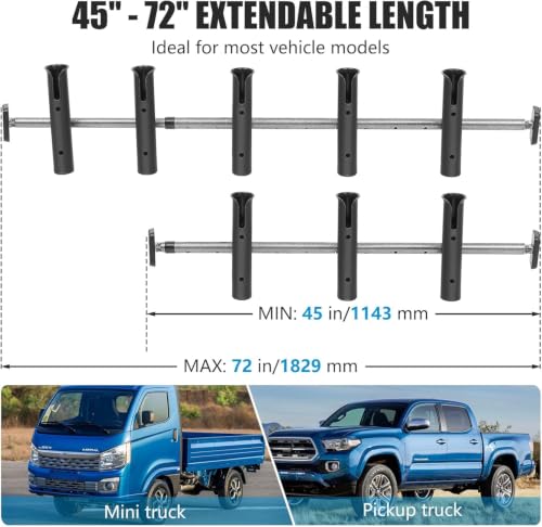 Inshore Rod Holder for Truck Bed (5 Count)
