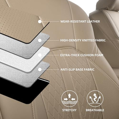 Custom Fit Camry Seat Covers for 2025 2026 Toyota Camry XLE XSE