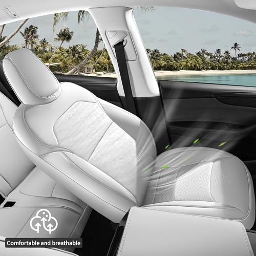 Seat Cover for Tesla Model Y Juniper 2025 2026 Compatible Airbag (14 Count)