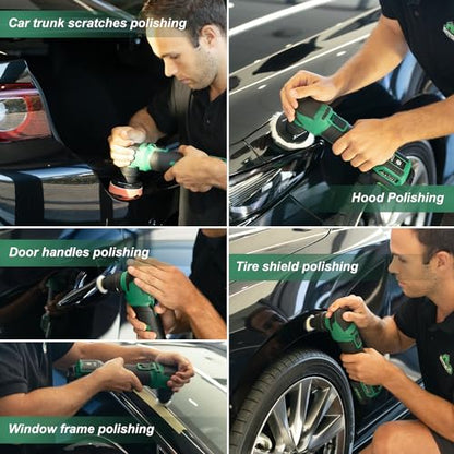 Cordless Car Polisher Pro Combo Kit