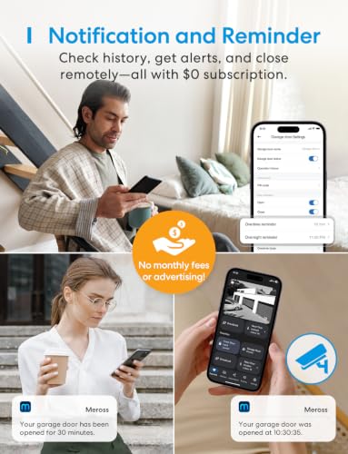 Smart Garage Door Opener Remote with External Antenna