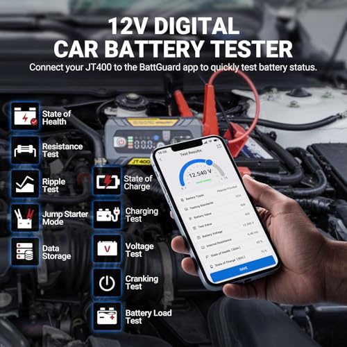 JT400 2500A Portable Jump Starter with 100
