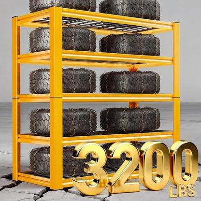 Orange Garage Shelving 3