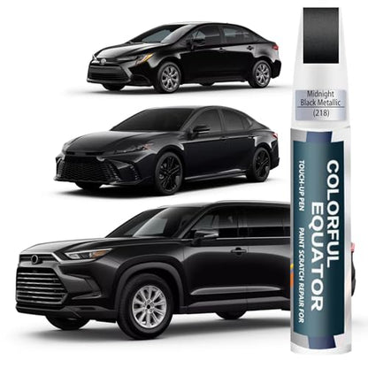 218 Attitude Midnight Black Metallic Touch Up Paint for Toyota