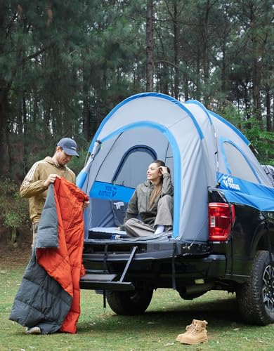 Truck Tent Portable Truck Bed Tent with Rainfly