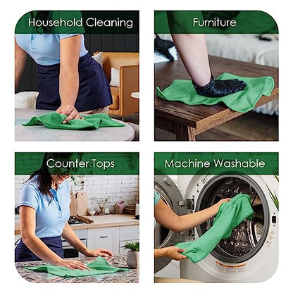 Microfiber Cleaning Cloths (12 Count)