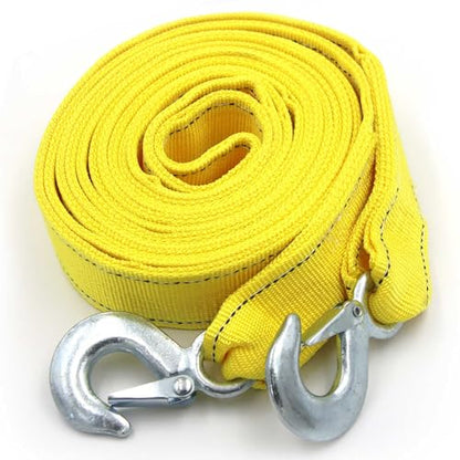 Heavy Duty Tow Strap with Safety Hooks