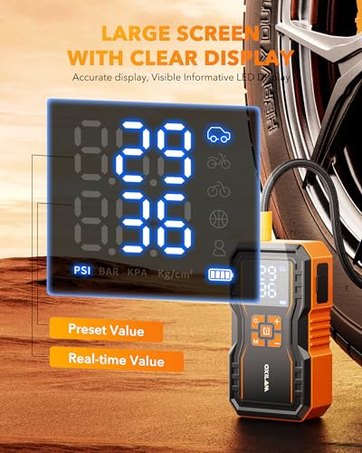 7000A Jump Starter with Air Compressor 160 PSI for All Gas