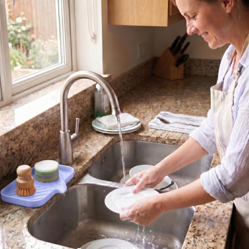 Silicone Soap Dish with Drain Spout