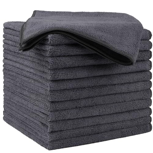 Microfiber Cleaning Cloths 12 Pack (12 Count)
