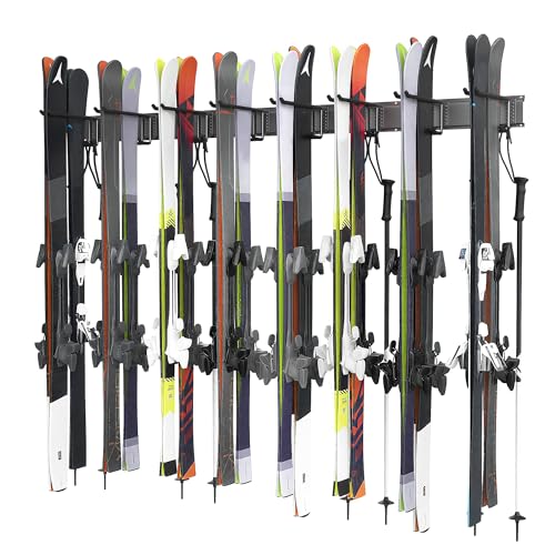 Ski Rack Wall Mounted Ski Storage Rack