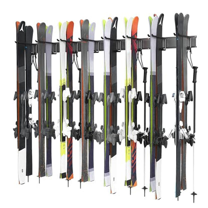Ski Rack Wall Mounted Ski Storage Rack