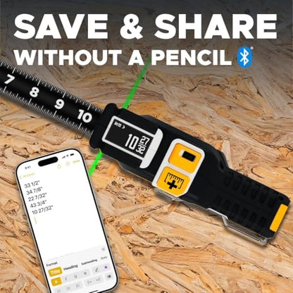 T1 Tomahawk 25 ft Digital Tape Measure for the Job Site