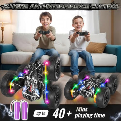 Rc Cars Toys for Boys Remote Control Car 2.4 GHz Black Toys for Ages 5