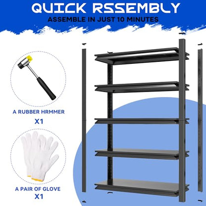 45"W Garage Shelving Heavy Duty Rack