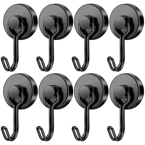 60LBS Magnetic Hooks (8 Count)