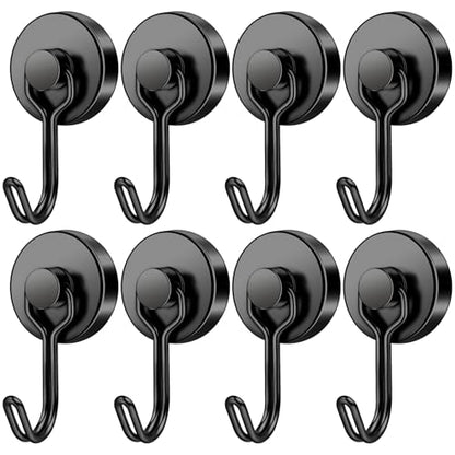 60LBS Magnetic Hooks (8 Count)