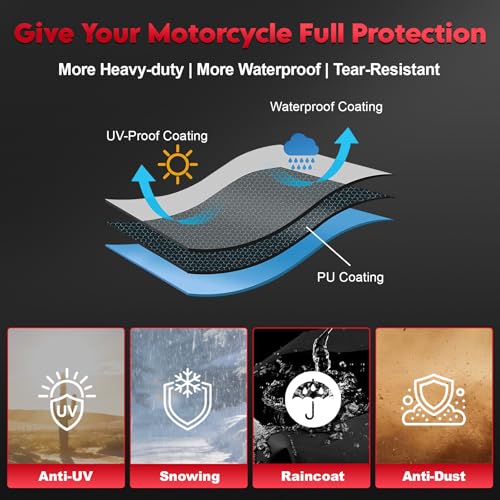Comnova Motorcycle Cover 81 Inch