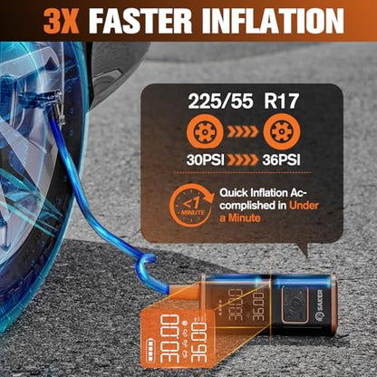 Tire Inflator Portable Air Compressor