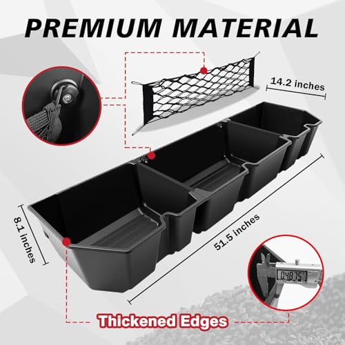 Under Seat Storage Box Compatible with 2026 2025 2024 2023 2022 2017
