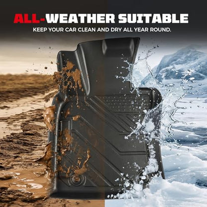TPE Floor Mats Set for Toyota Camry 2024 2023 2022 2021 2020 2019 2018
