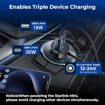 3 in 1 Starlink Mini Cable 10FT