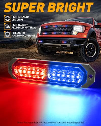 1200T Emergency Strobe Grille Lights (8 Count)